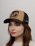 Бейсболка CAPSLAB арт. CL4/1/CT/DRA Premium Dragon (светло-коричневый / коричневый)